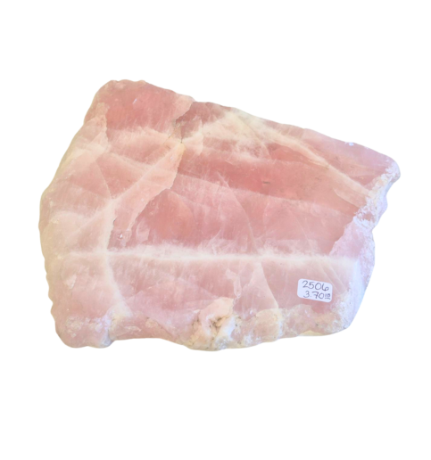 Rose Quartz Slab 1.6lbs 5.5x4.75x1"  2507