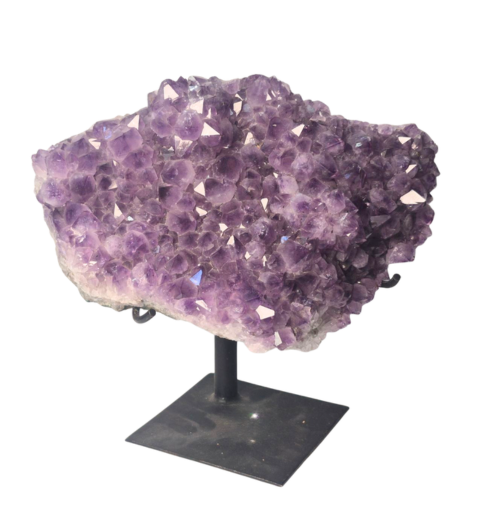 Amethyst Cluster on stand 17lbs 14x9x5"  2588