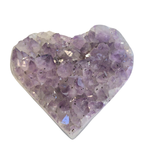 Amethyst Heart 3.10lbs 6x6x2.5"  2558