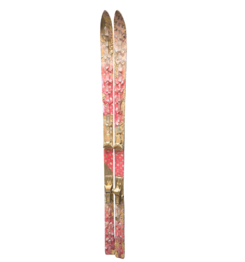Pink Crystal Skis 66"  2609