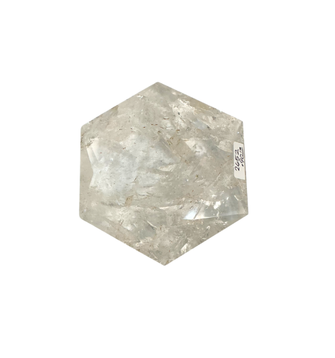 Clear Quartz Cushion .9lbs 4"x4.5"x1"  2652