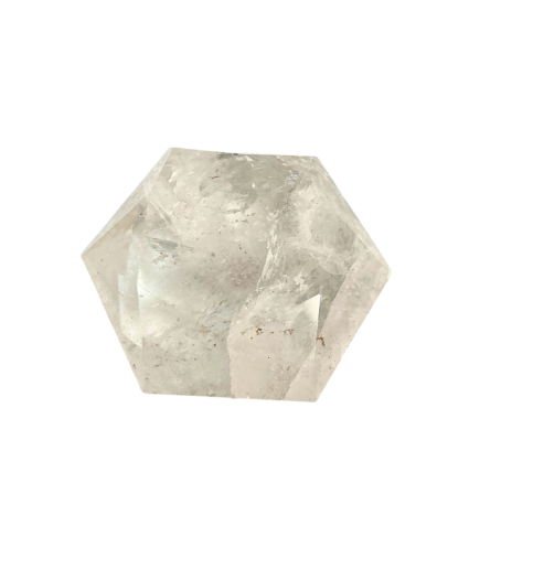 Clear Quartz Cushion 1.1lbs 3.5"x4"x1.5"  2651