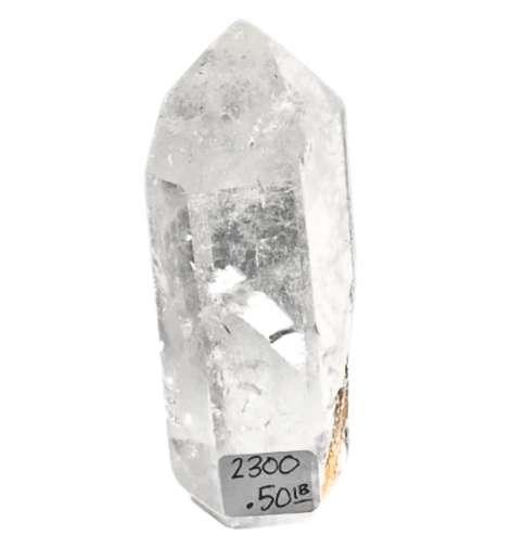 Clear Quartz Point .5lb 2x1.5x4"  2300