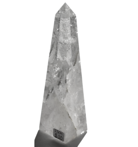 Clear Quartz Obelisk 1lb  7" 2304