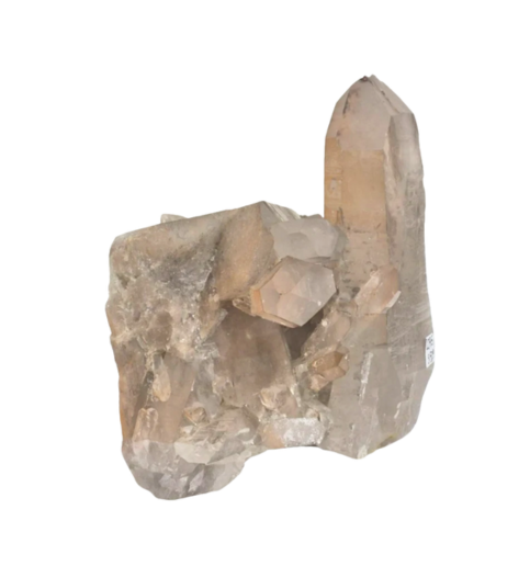 Soft Blush Quartz Smoky Cluster 5.5lbs  2095