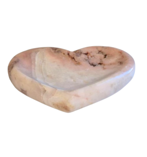 Pink Amethyst Heart Bowl 10.3lbs 12x9.5x2"   2282