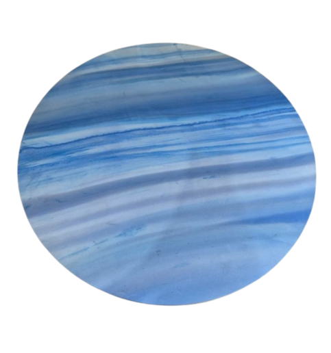 Hand Painted Moon 24x24 2278