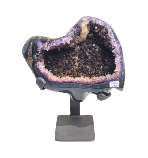 Polished Amethyst on Stand 2126