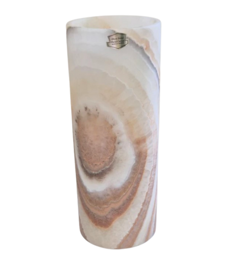 Onyx Cylinder Lamp 4.5x4.5x12  2268