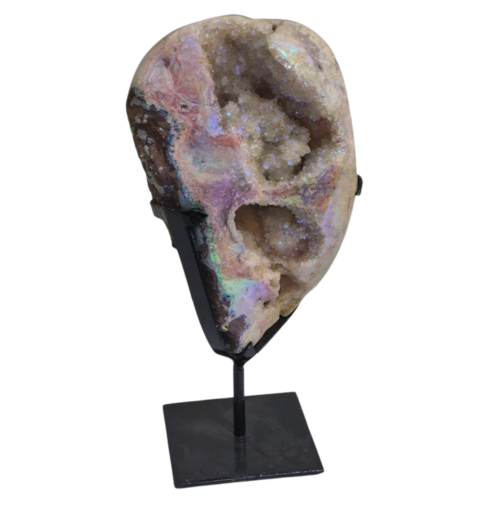 Polished Pink Amethyst on Stand 2133