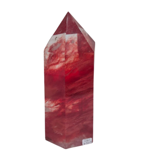 Cherry Quartz Point 6.5lbs 4"x4"x9" 2161
