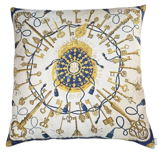 Vintage Designer Silk Pillow 980