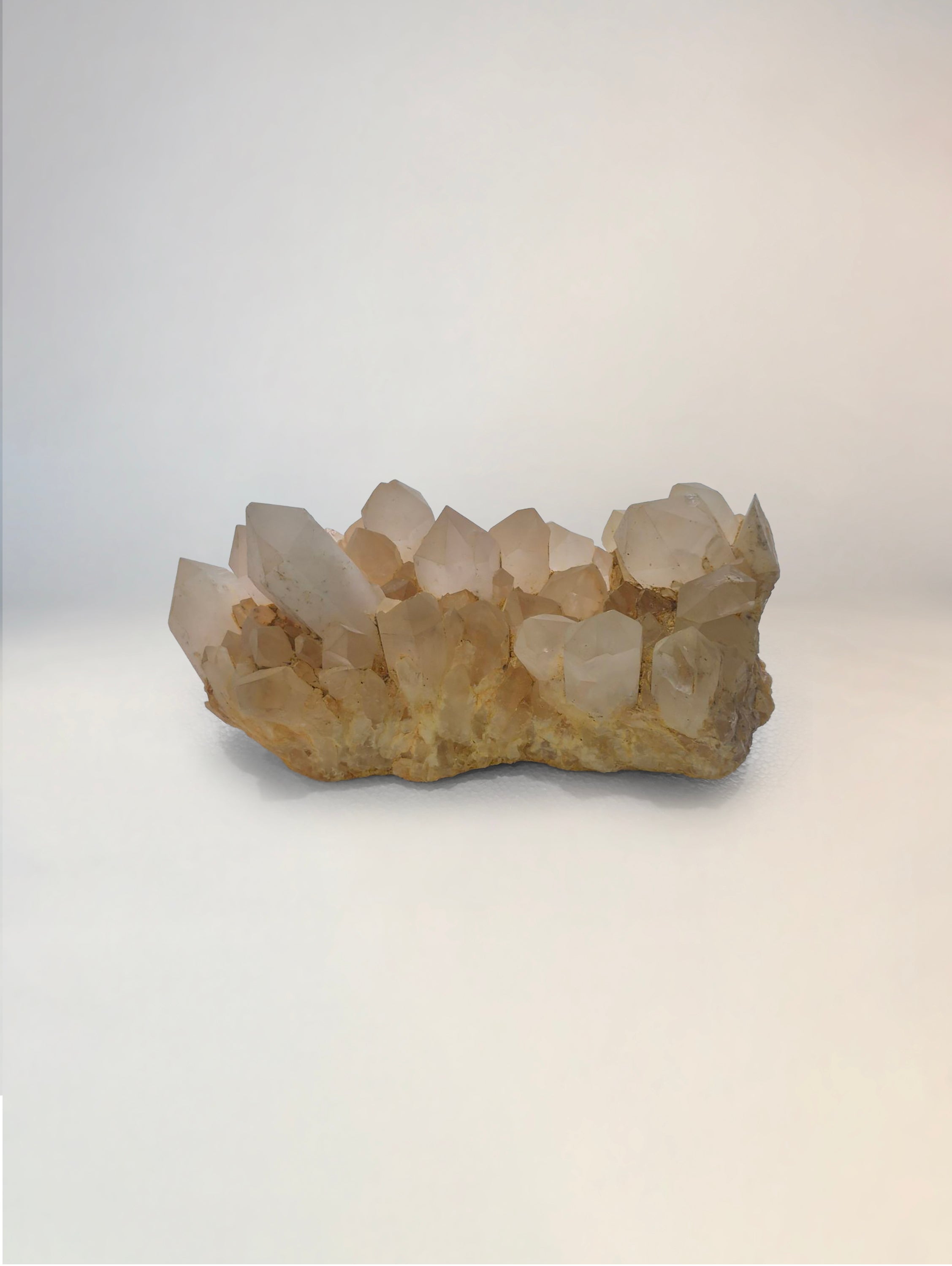 Blush Quartz Clusters
