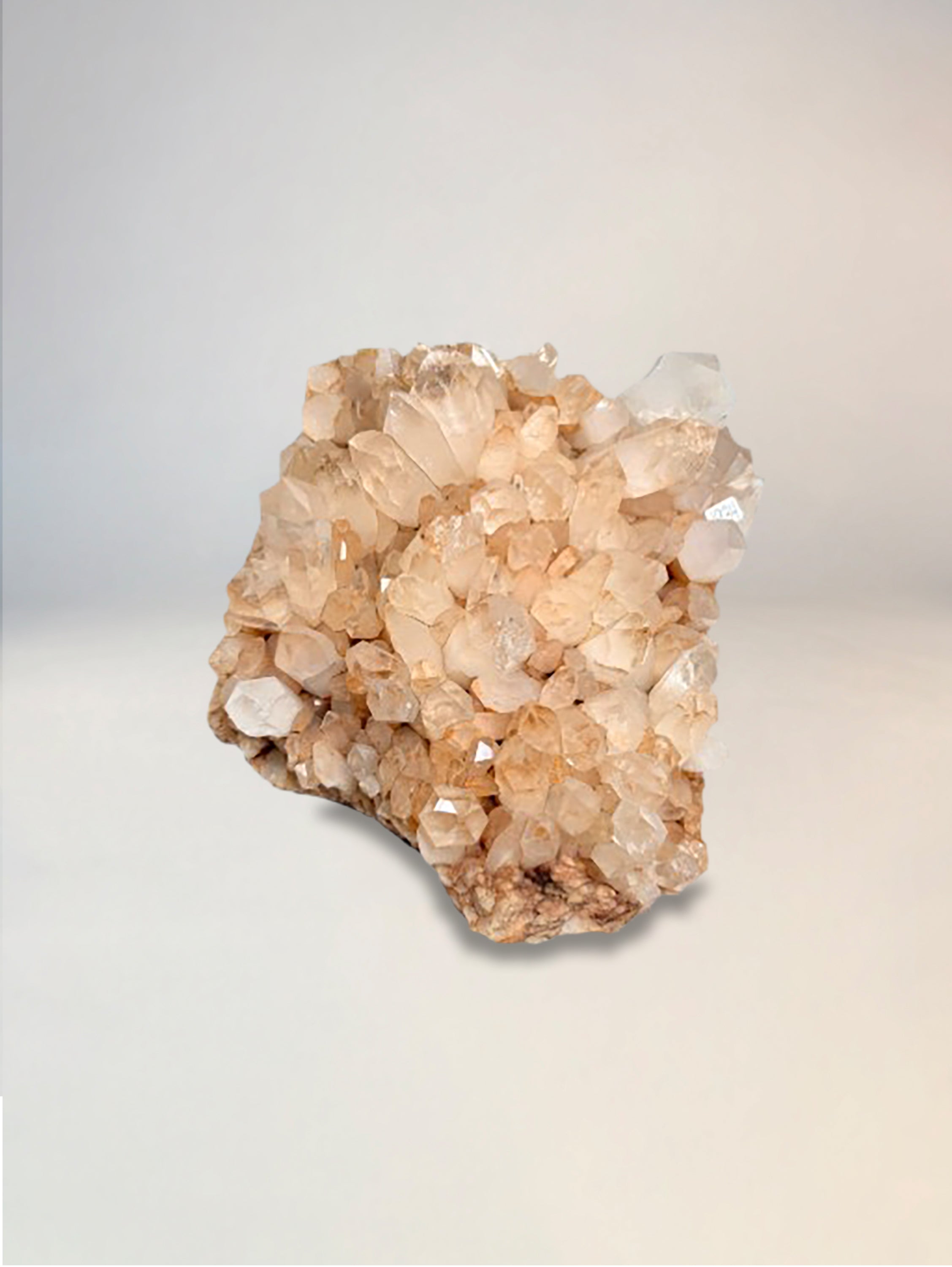 Blush Quartz Clusters