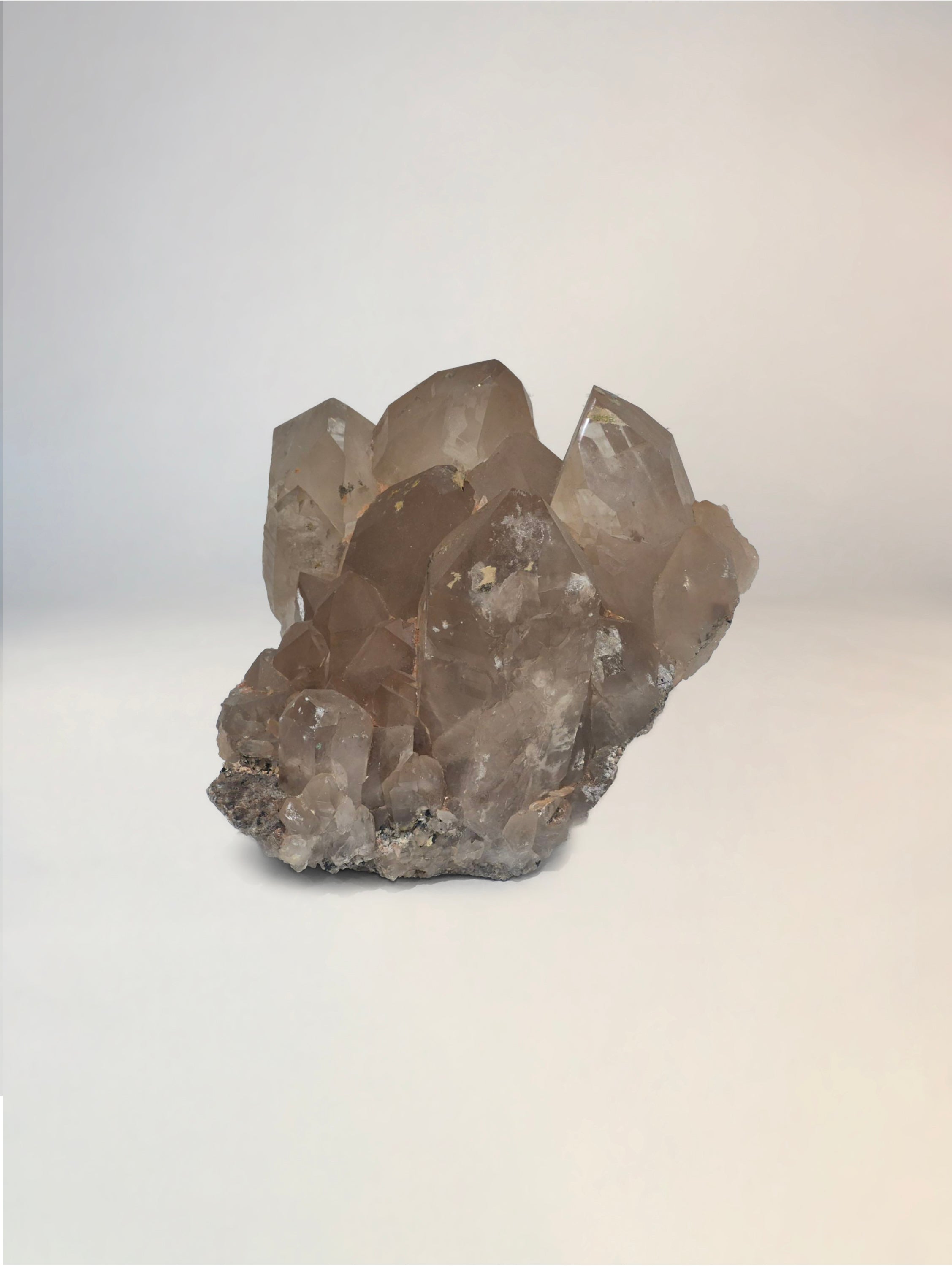 Blush Quartz Clusters