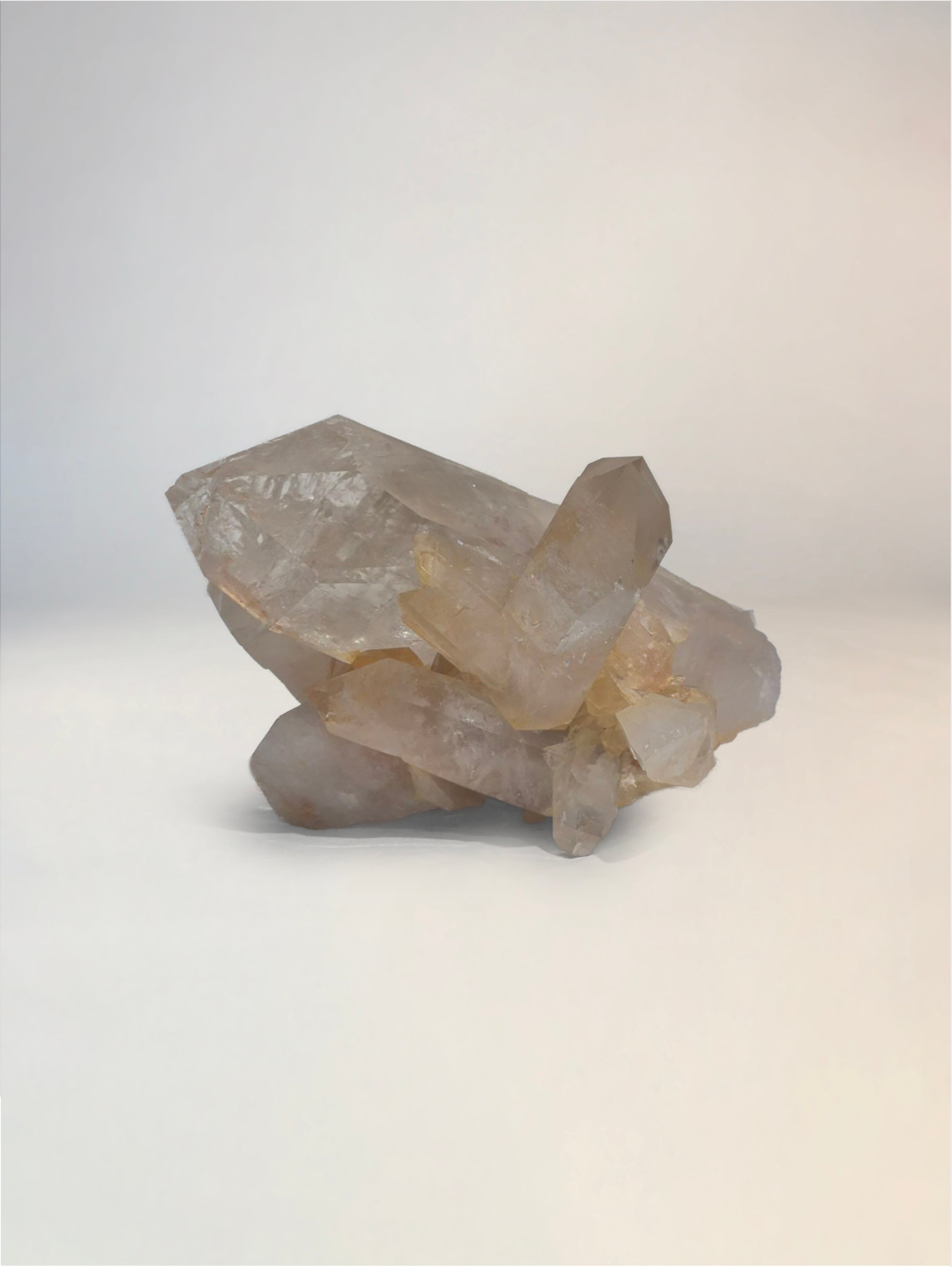 Blush Quartz Clusters