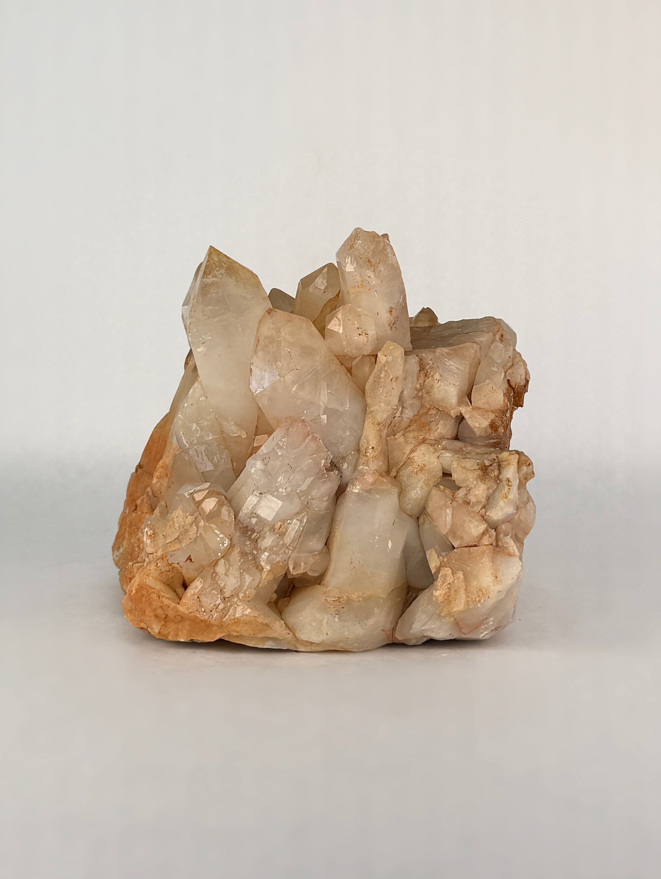 Blush Quartz Clusters