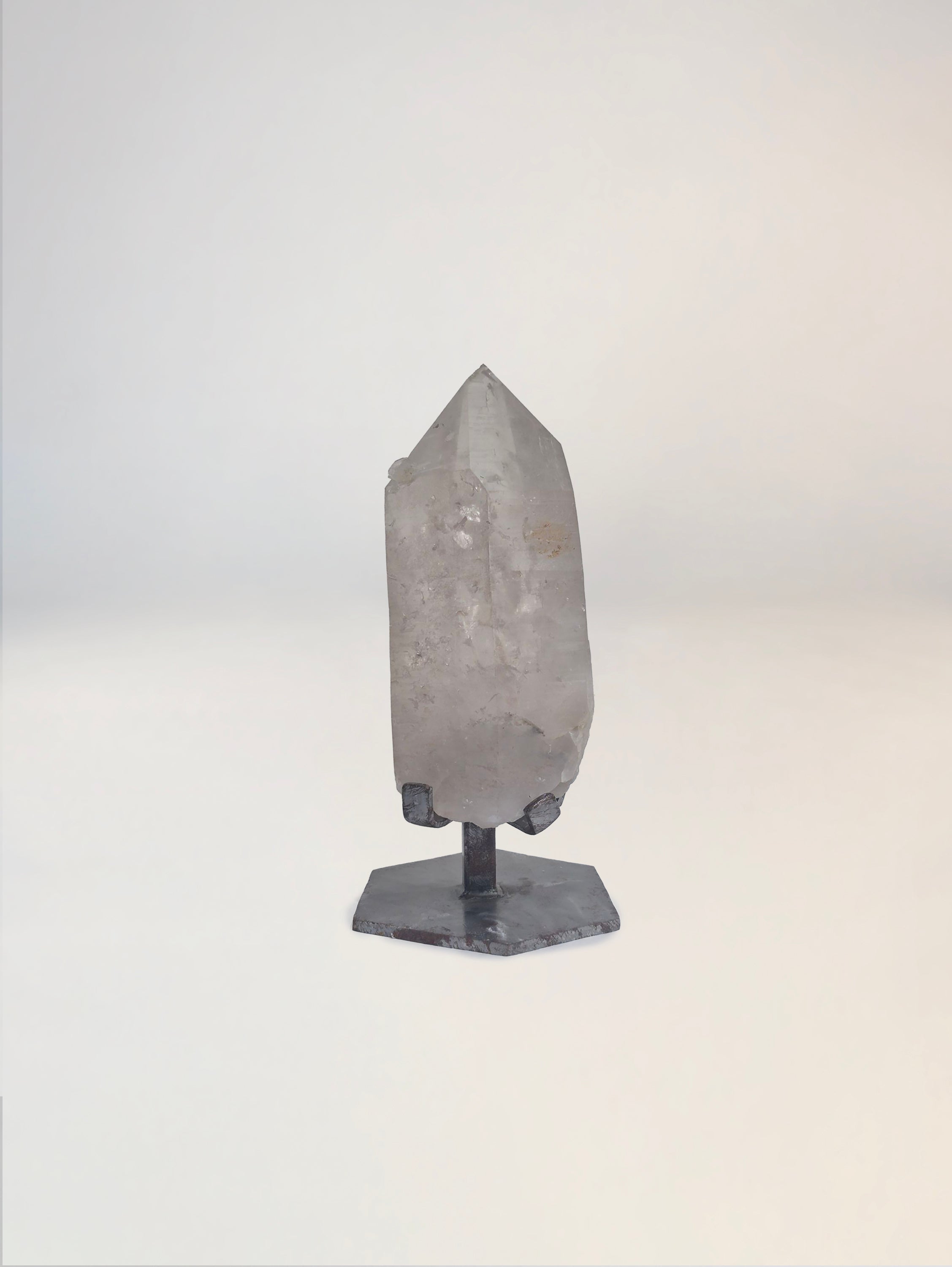 Clear quartz on Stand