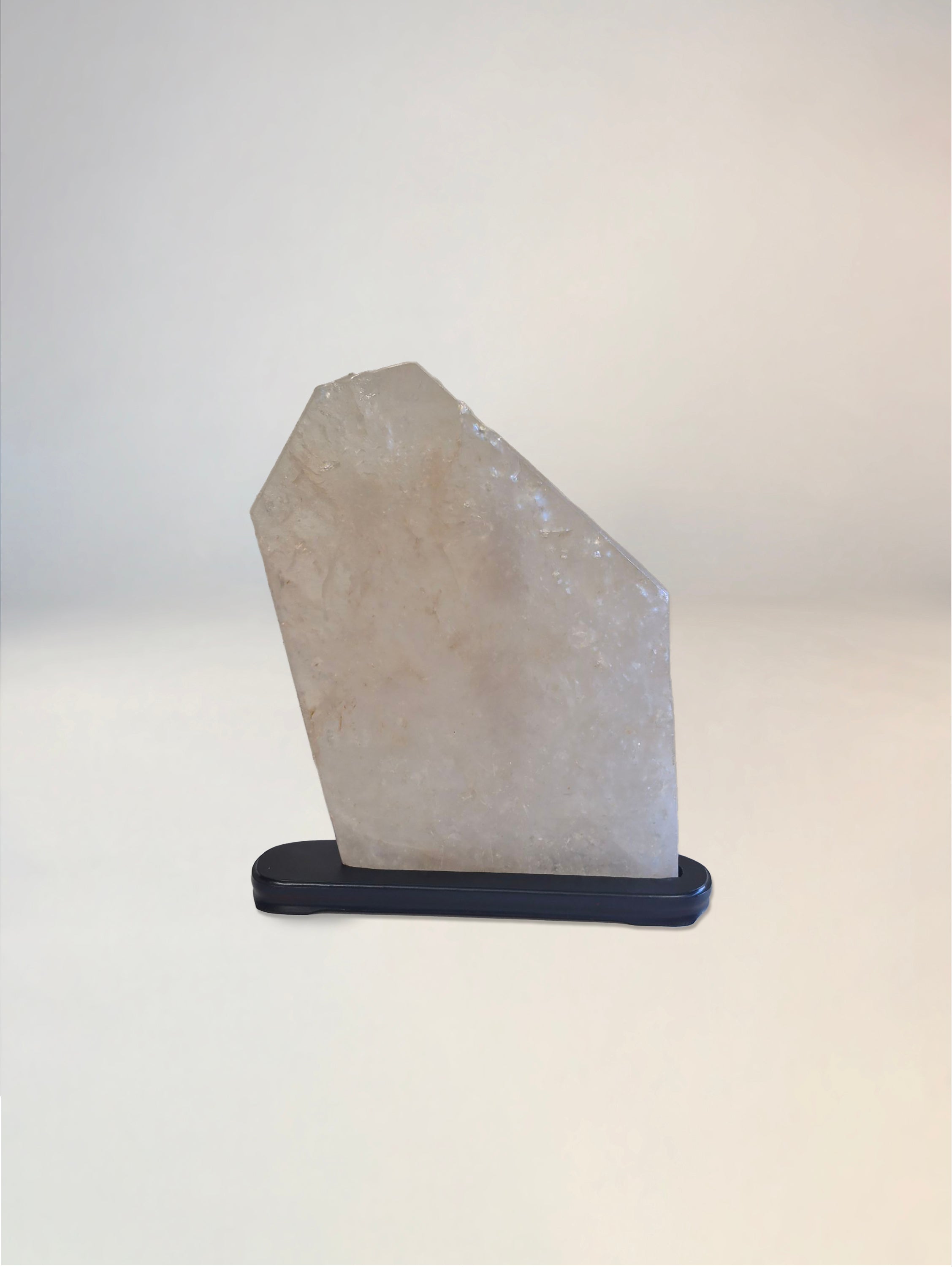 Clear quartz on Stand