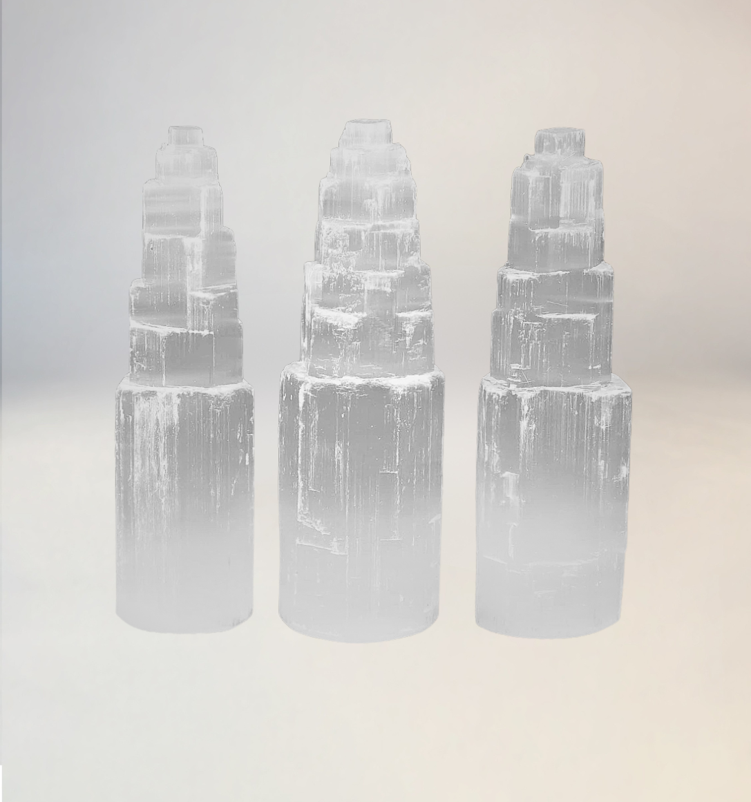 Selenite Step Tower