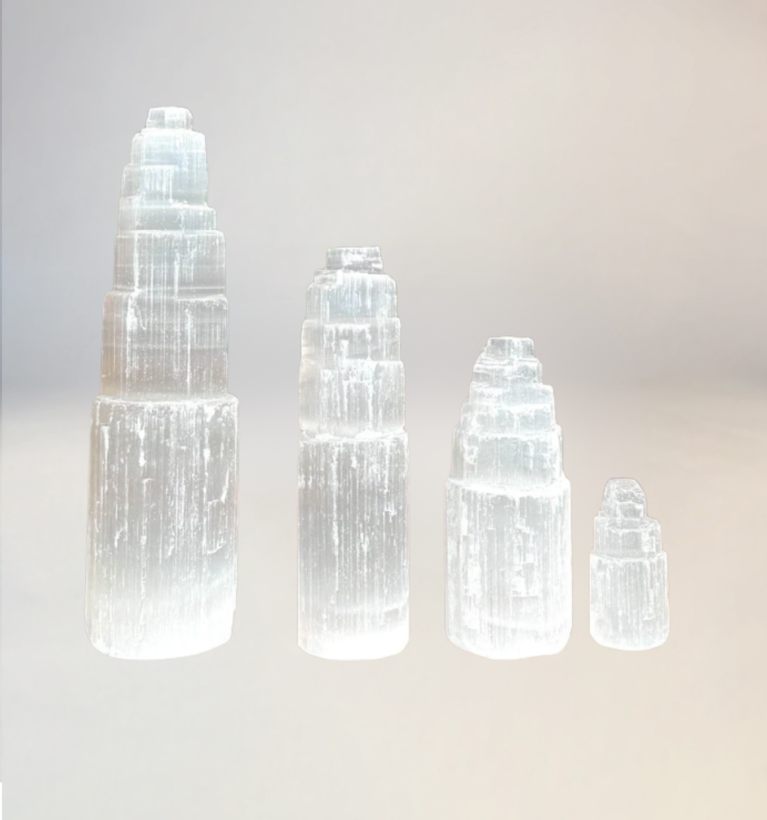 Selenite Step Tower