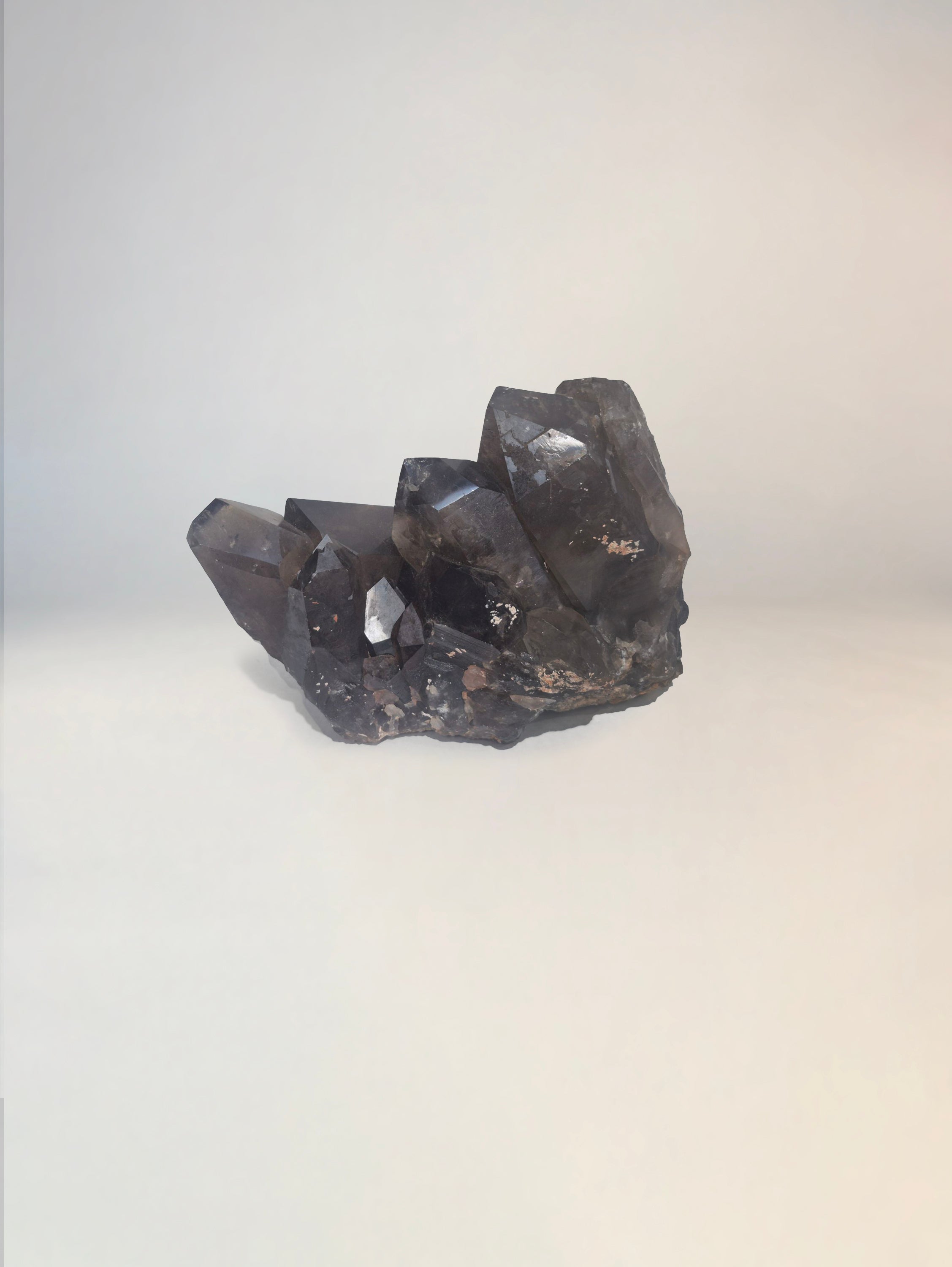 Black Smoky Quartz Clusters