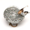 Assorted Silver and Gold Small Glitter Bird Set of Clip Ornaments | Set of 12