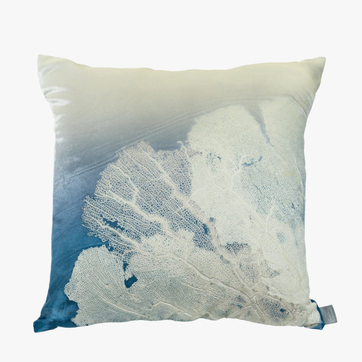 Sea Fan Ombre Twilight Ivoire Signature Velvet Pillows