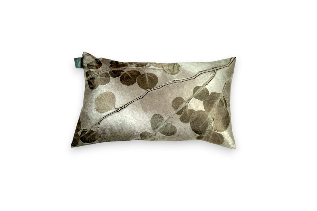 Kohl Eucalyptus  on Cobble Signature Velvet Pillows