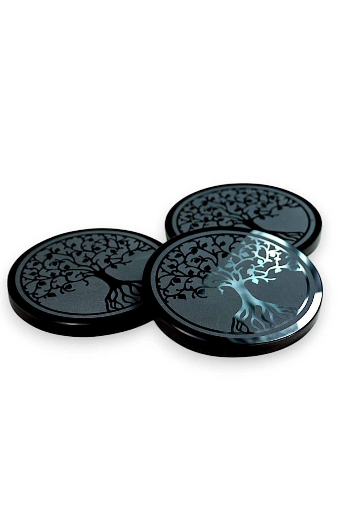 Pair of Tree of Life Coasters: Gift With Purchase