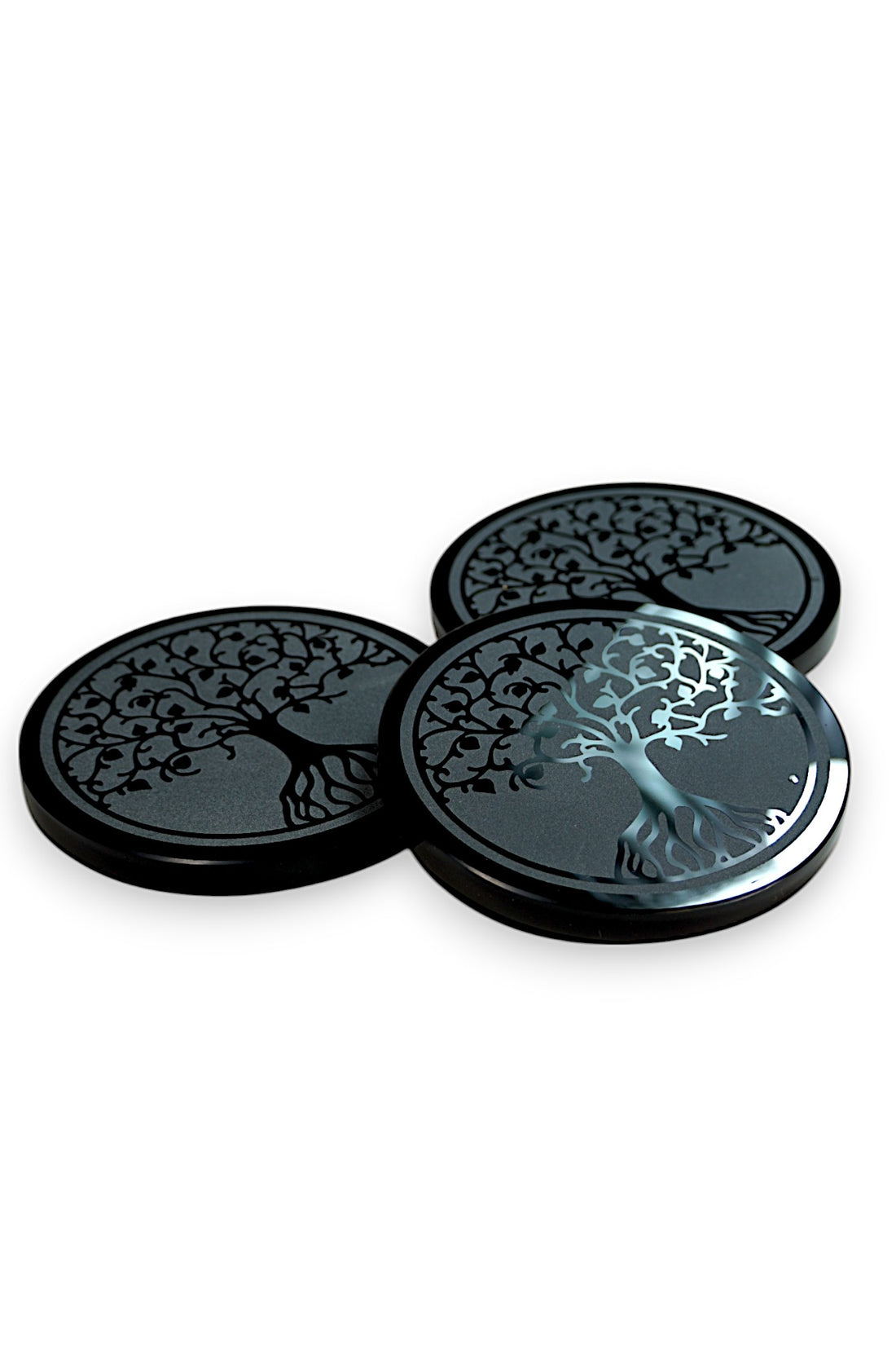 Pair of Tree of Life Coasters: Gift With Purchase