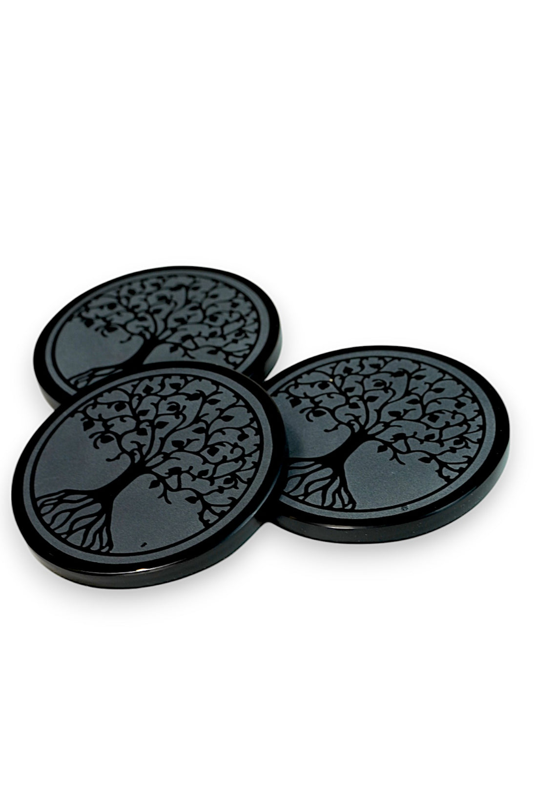 Pair of Tree of Life Coasters: Gift With Purchase