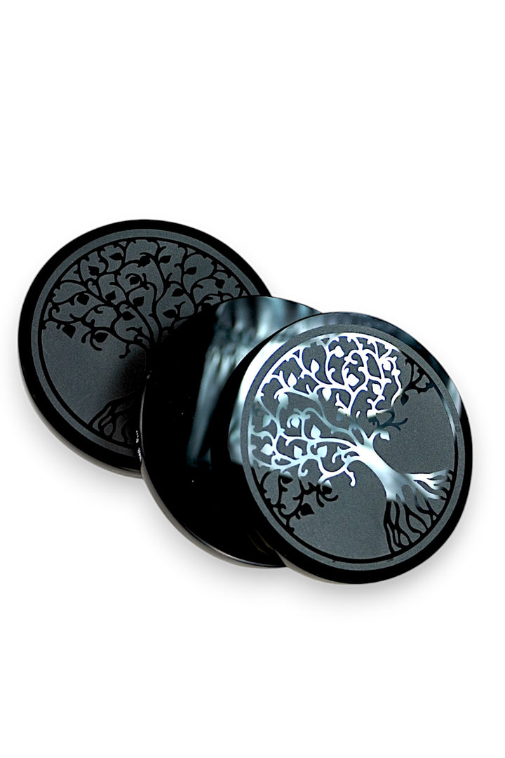 Pair of Tree of Life Coasters: Gift With Purchase