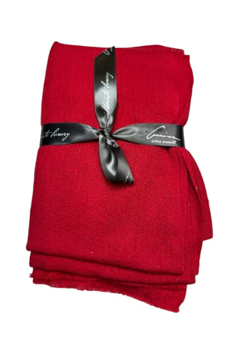 Endless Summer Tissue Scarf Red  "546"