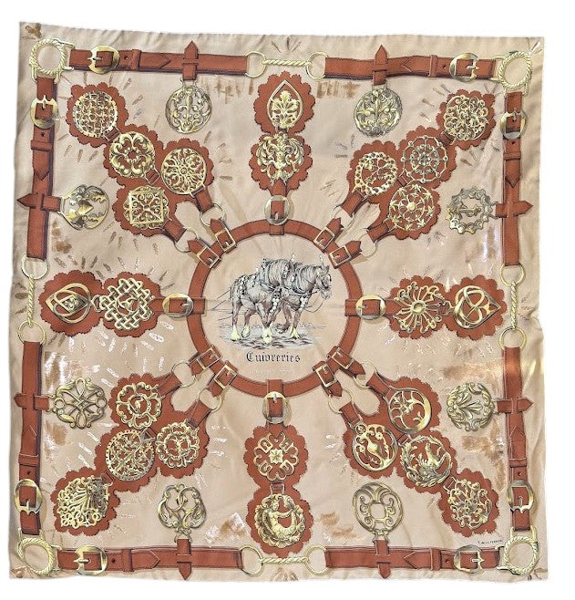 Vintage Designer Silk Pillow 677