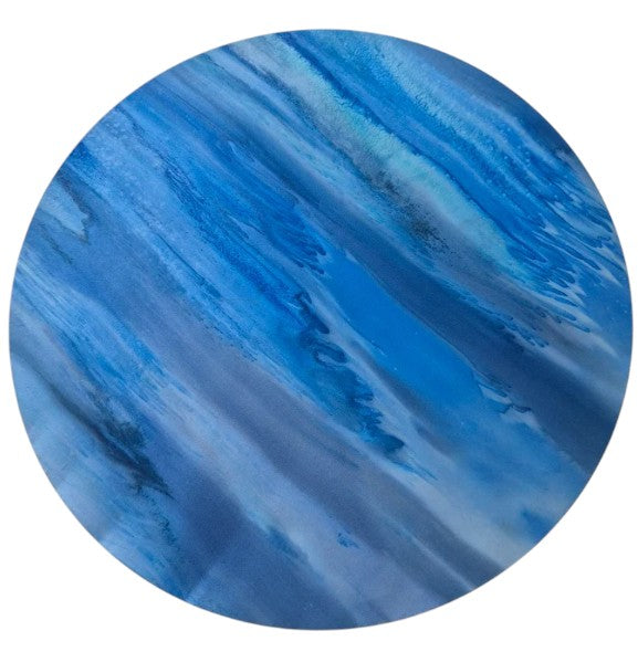 24x24 Hand Painted Moon  2066