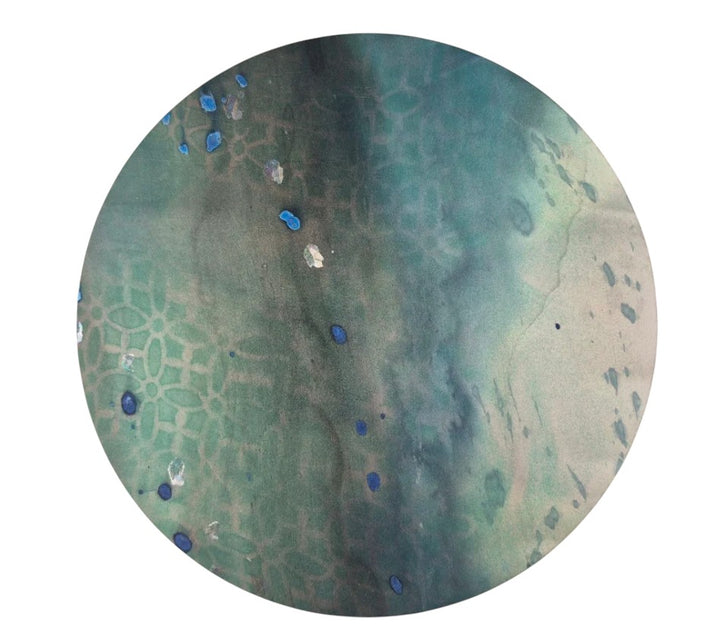 16x16 Hand Painted Moon  2068