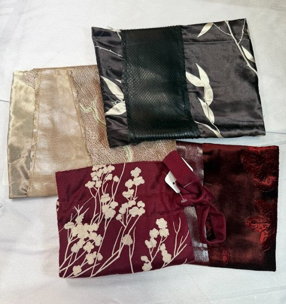OOAK Velvet Bag with zipper"504"