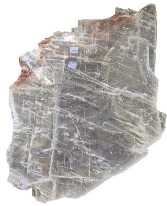 Selenite Slab 21.40lbs 20"x15"x2"  1653