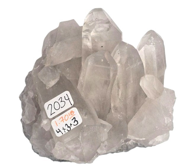 Taupe Quartz Cluster 1.7lbs 2034