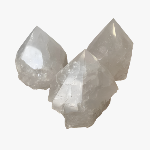 Top Polish Points Clear Quartz