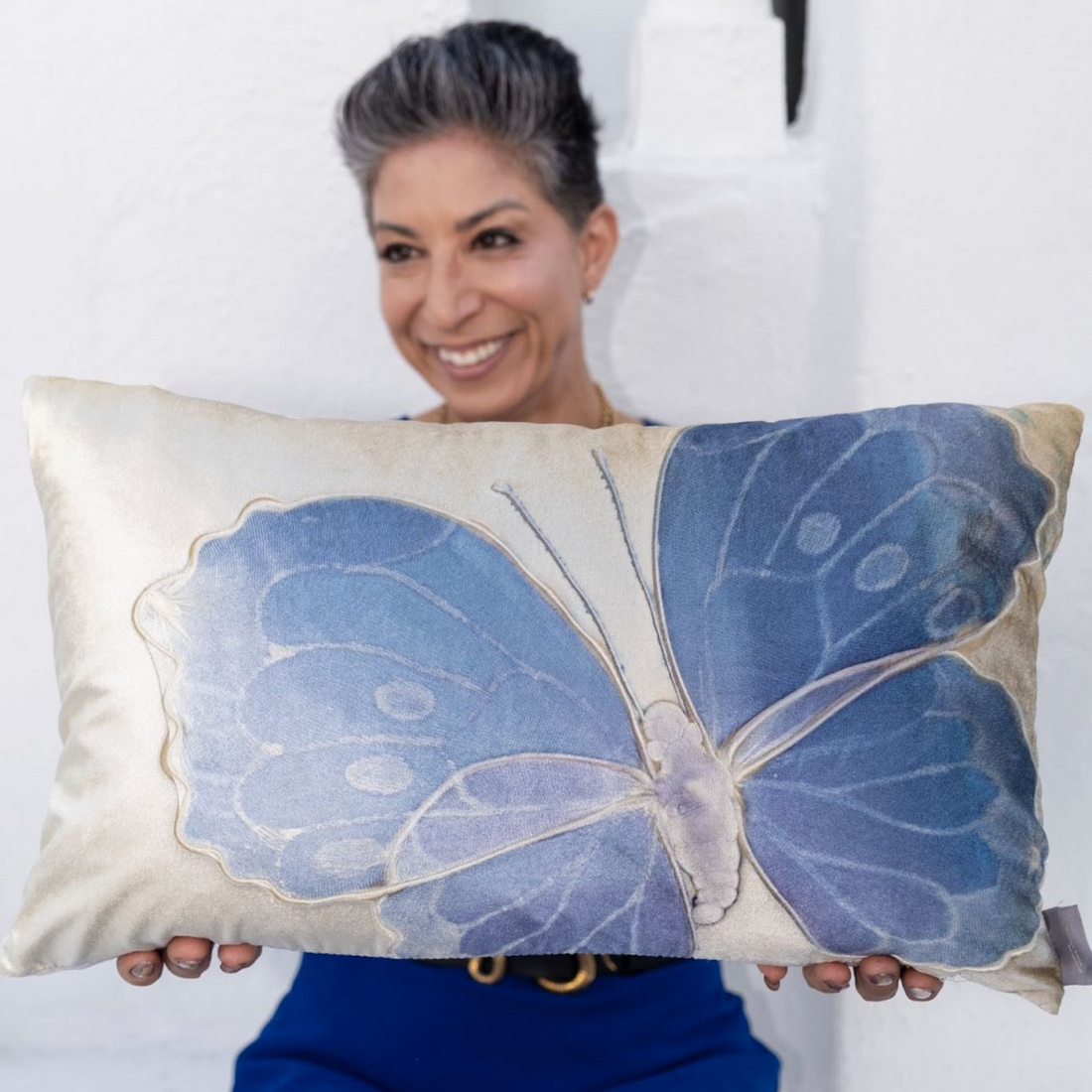 Twilight  Monarch Ivoire Signature Velvet Pillows