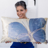 Monarch Twilight Ivoire Signature Velvet Pillow
