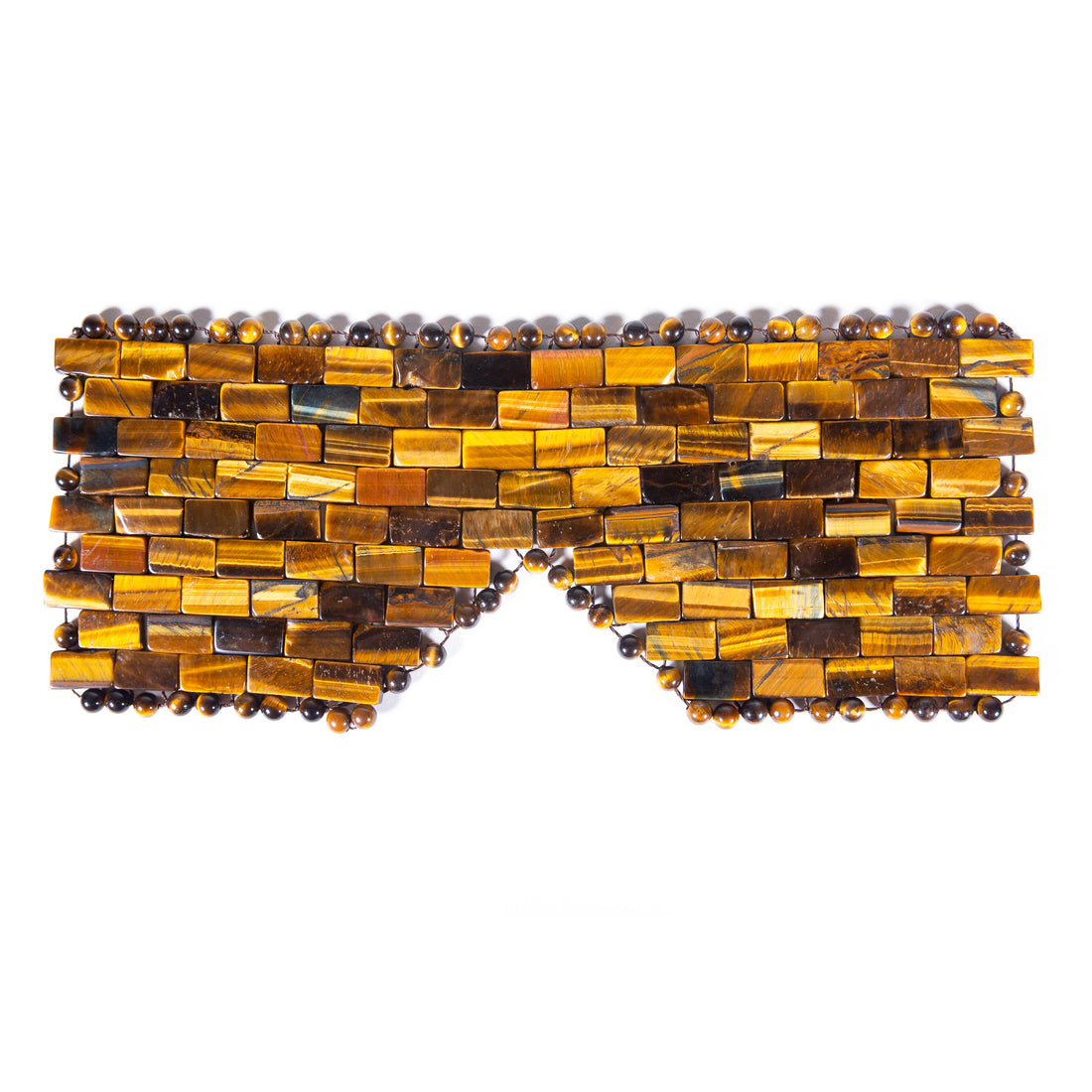 Tiger's Eye Crystal Eye Mask