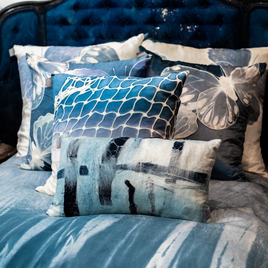 Net Ombre Twilight Signature Velvet Pillows