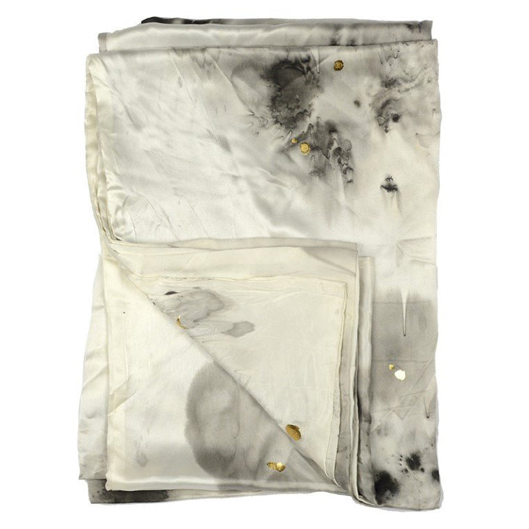 Stardust Charcoal Gold Throw