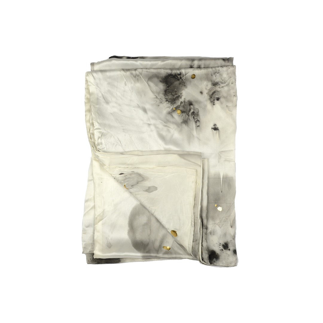 Stardust in Charcoal with Gold Metallic Detail