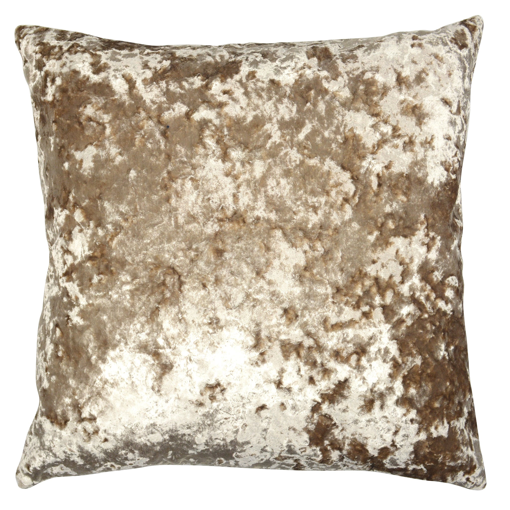 Crushed Velvet in Taupe | Textile Library Collection | Pillow