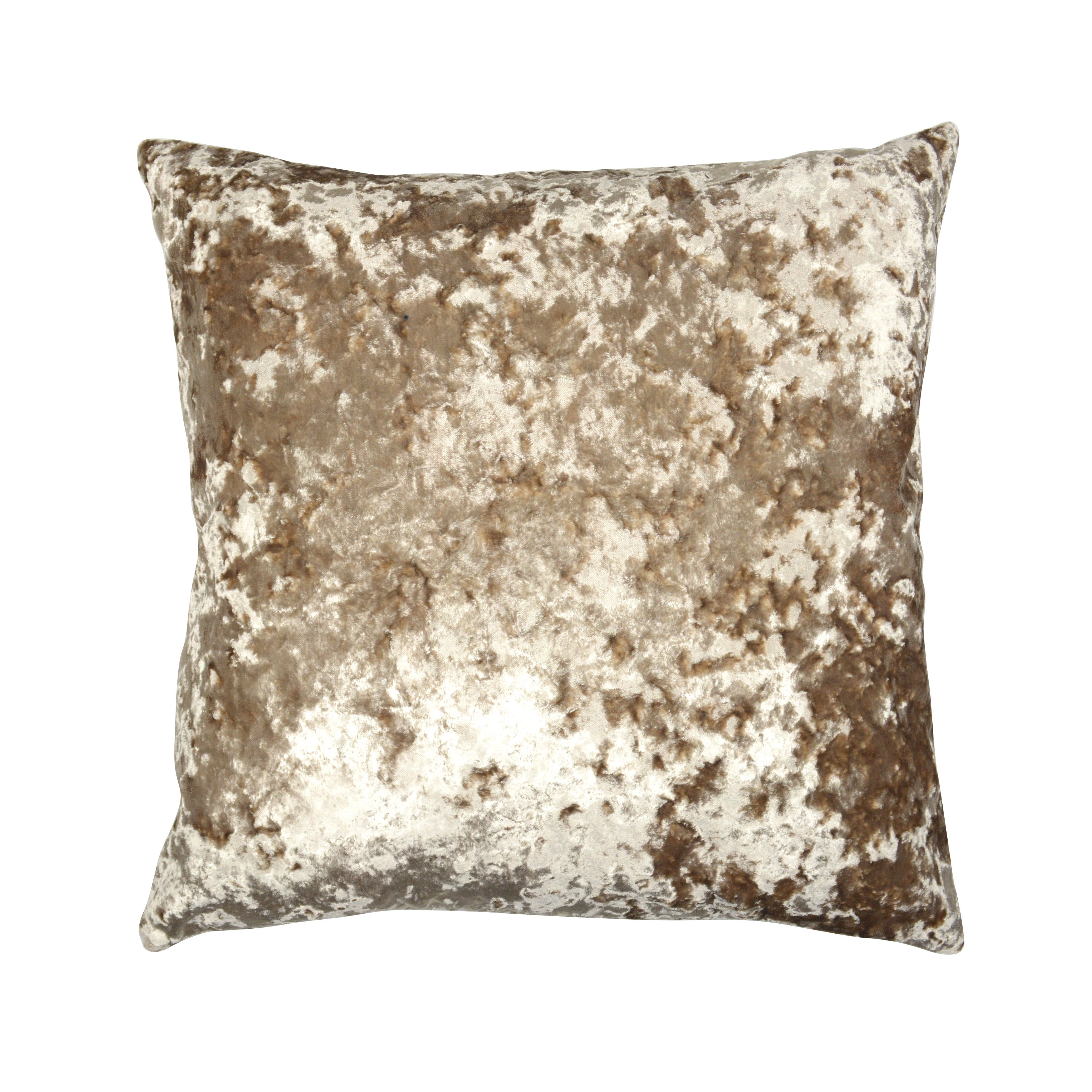 Crushed Velvet in Taupe | Textile Library Collection | Pillow