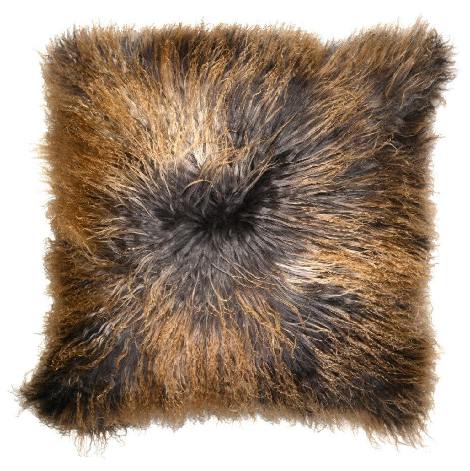 Mongolian Fur Stormy Pillow
